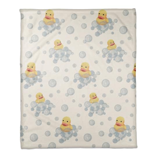 Rubber Duckies Coral Fleece Blanket